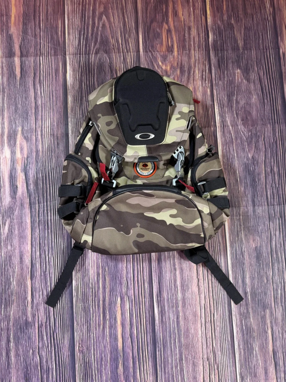 OAKLEY KITCHEN SINK BACKPACK Green Camo Tactical Field Gear Day Pack Bag